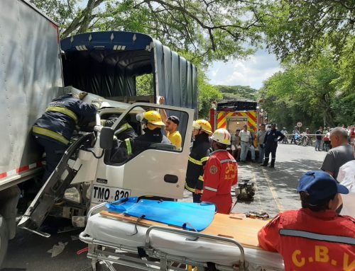 Se atendió accidente de transito en la vía panorama
