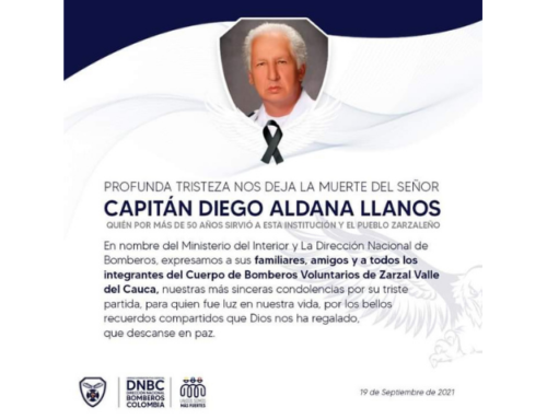 un homenaje a la vida y el legado del Capitán Diego Aldana Llanos Zarzal Septiembre 18 de 2021