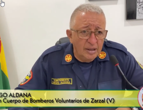 El Comandante del cuerpo de bomberos de Zarzal Valle Señor Diego Aldana intervino en el concejo municipal el día 9 de Marzo del 2022